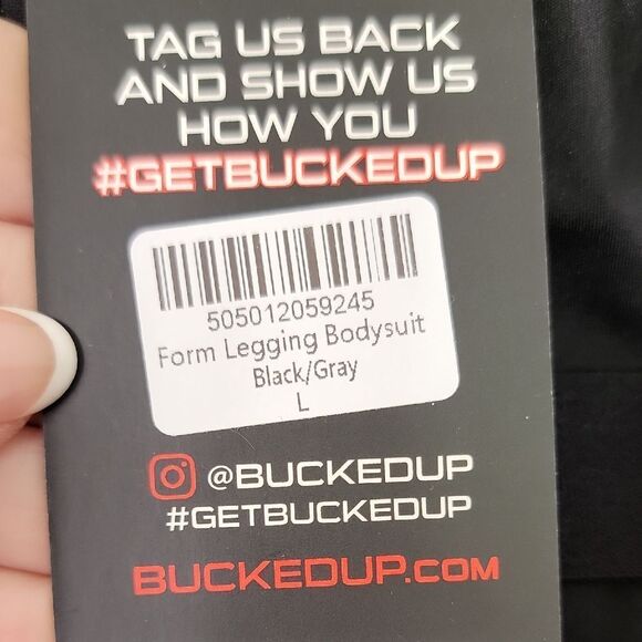 Bucked Up. Women's Workout, Exercise, Dance or Layering Bodysuit. NWT - Picture 10 of 10